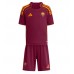 AS Roma Evan Ferguson #11 Domáci Detský futbalový dres 2025-26 Krátky Rukáv (+ trenírky)